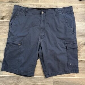 Levi's‎ Men's 38 RipStop Blue Cargo Shorts 10" Outdoor Utility